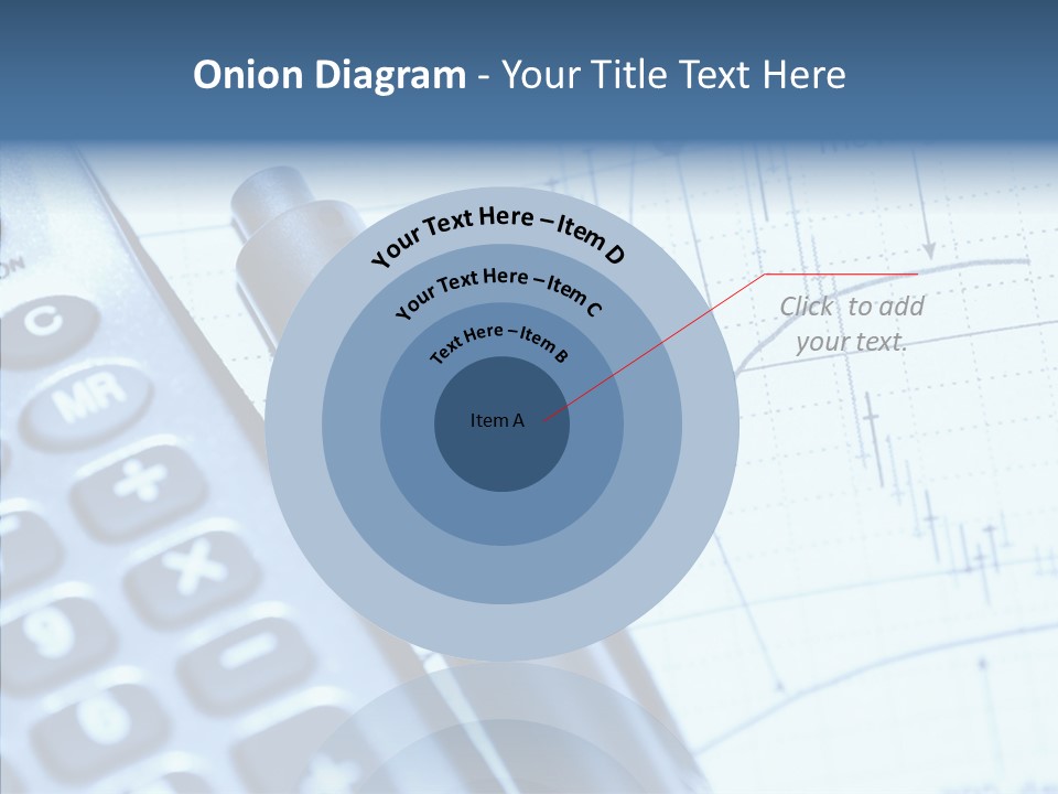 Business Calculator Average PowerPoint Template