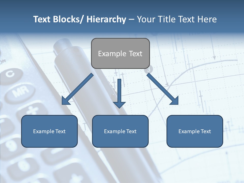 Business Calculator Average PowerPoint Template