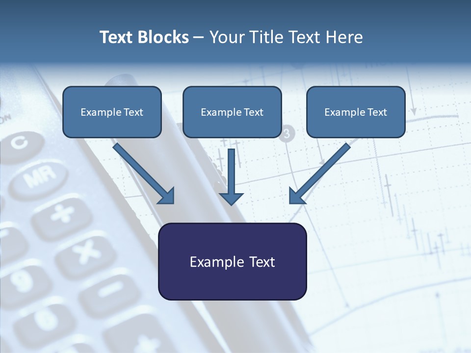 Business Calculator Average PowerPoint Template