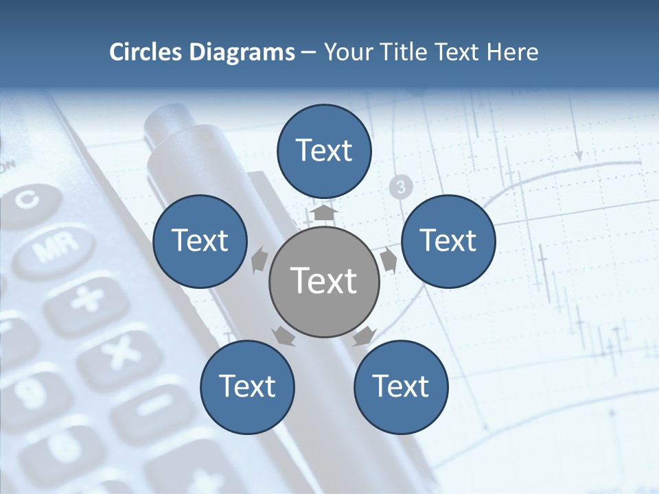 Business Calculator Average PowerPoint Template
