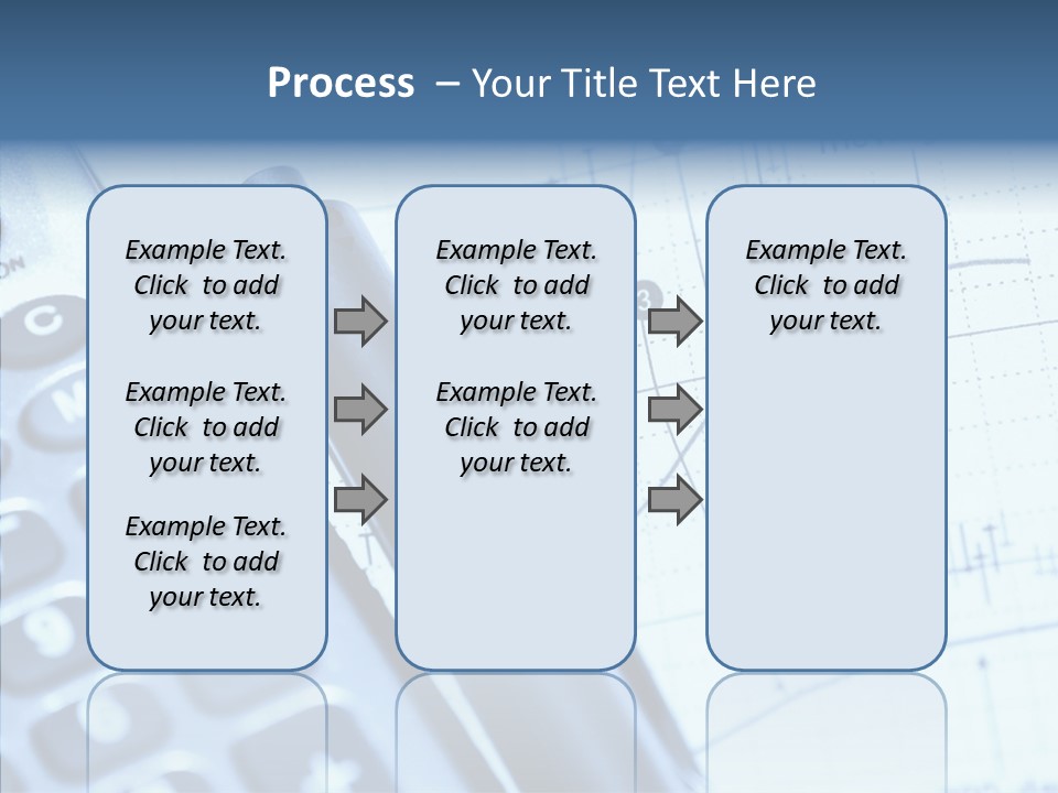 Business Calculator Average PowerPoint Template