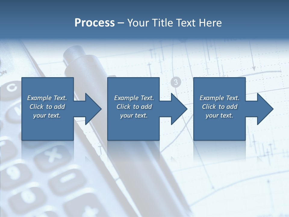 Business Calculator Average PowerPoint Template