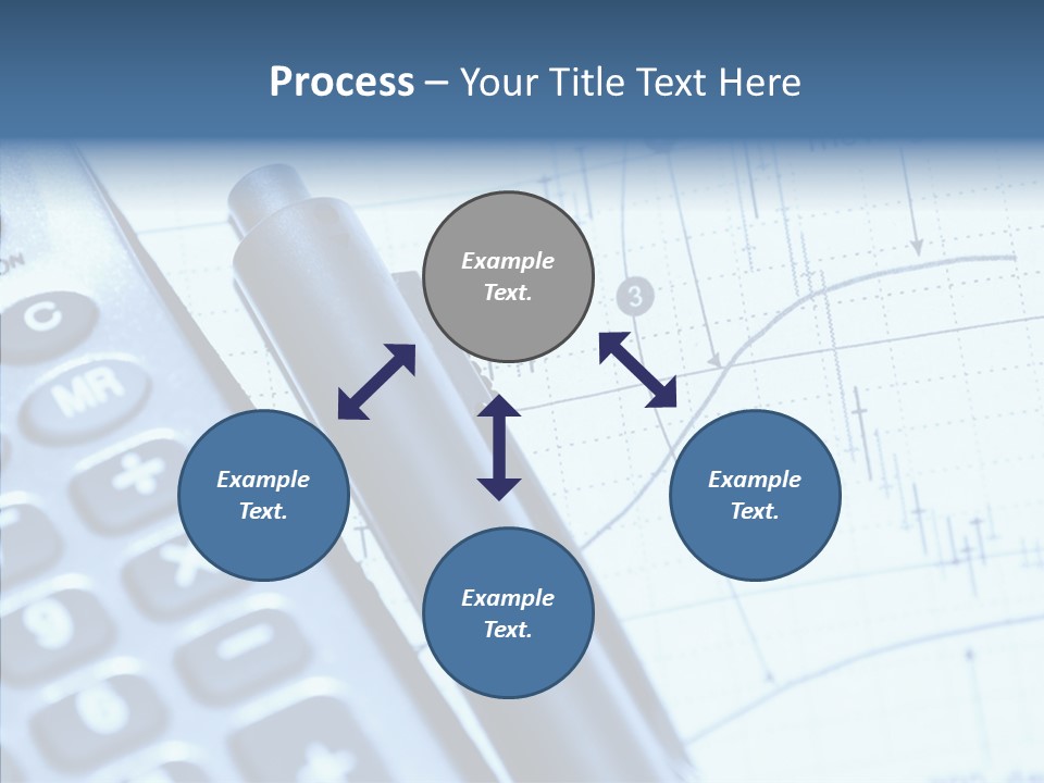 Business Calculator Average PowerPoint Template