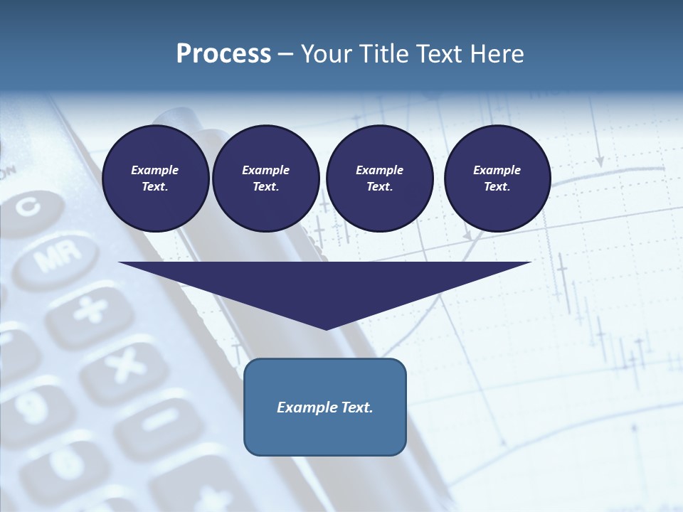 Business Calculator Average PowerPoint Template