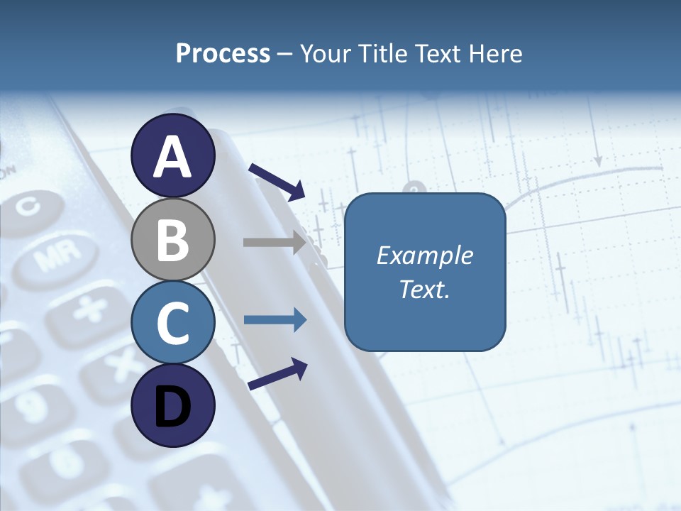 Business Calculator Average PowerPoint Template