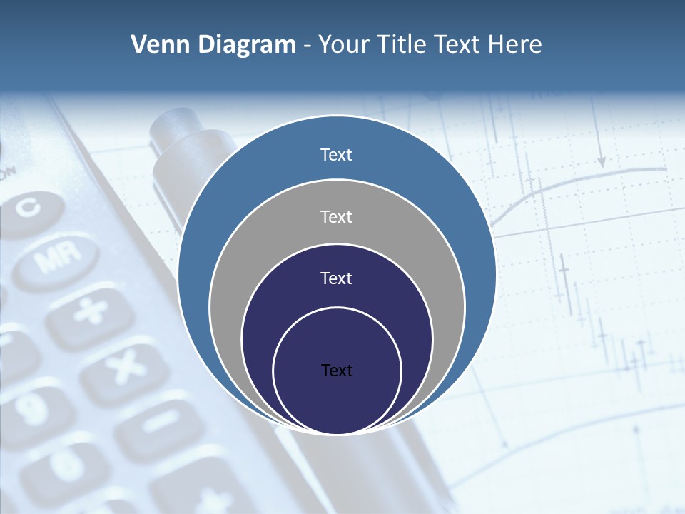 Business Calculator Average PowerPoint Template