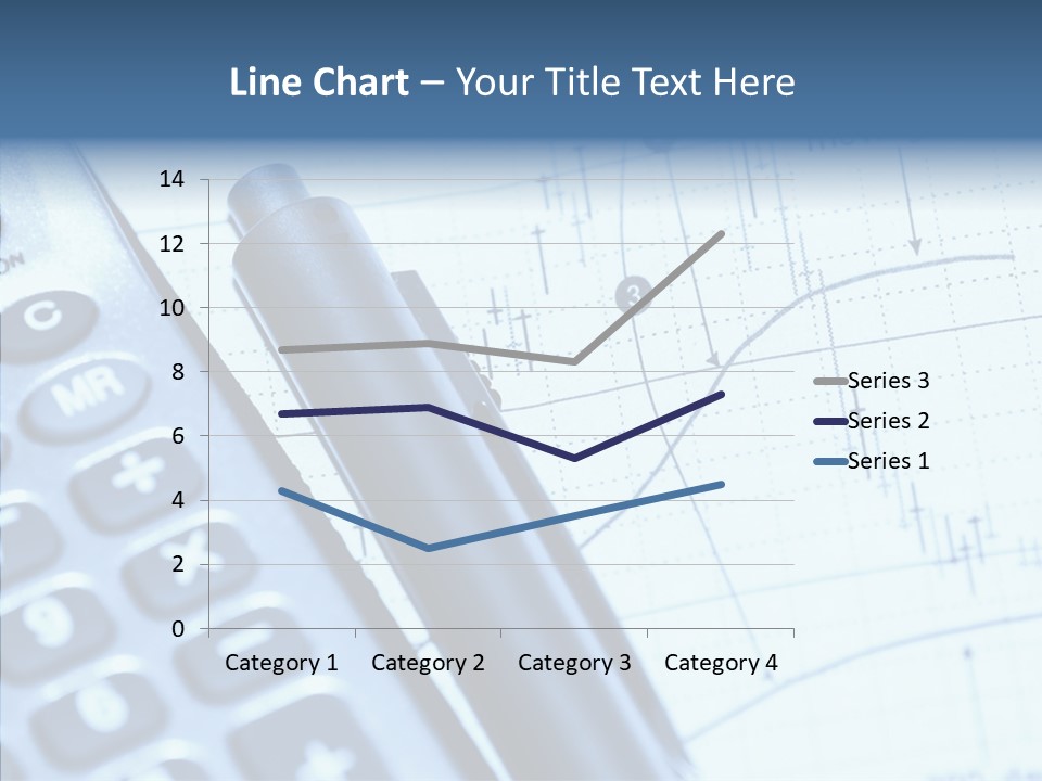 Business Calculator Average PowerPoint Template