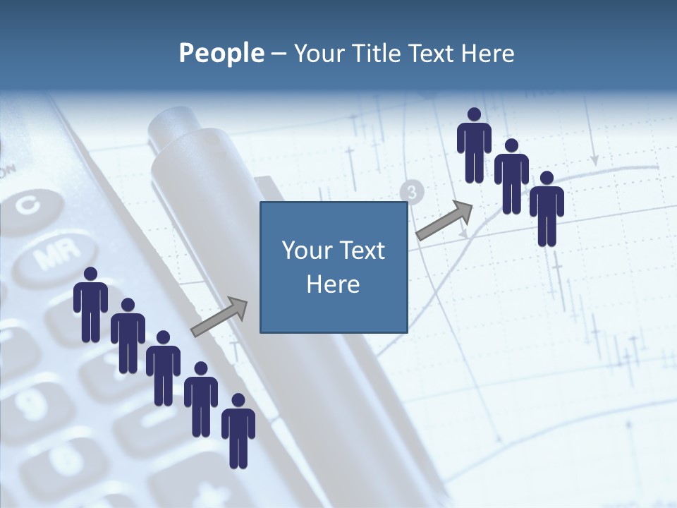 Business Calculator Average PowerPoint Template