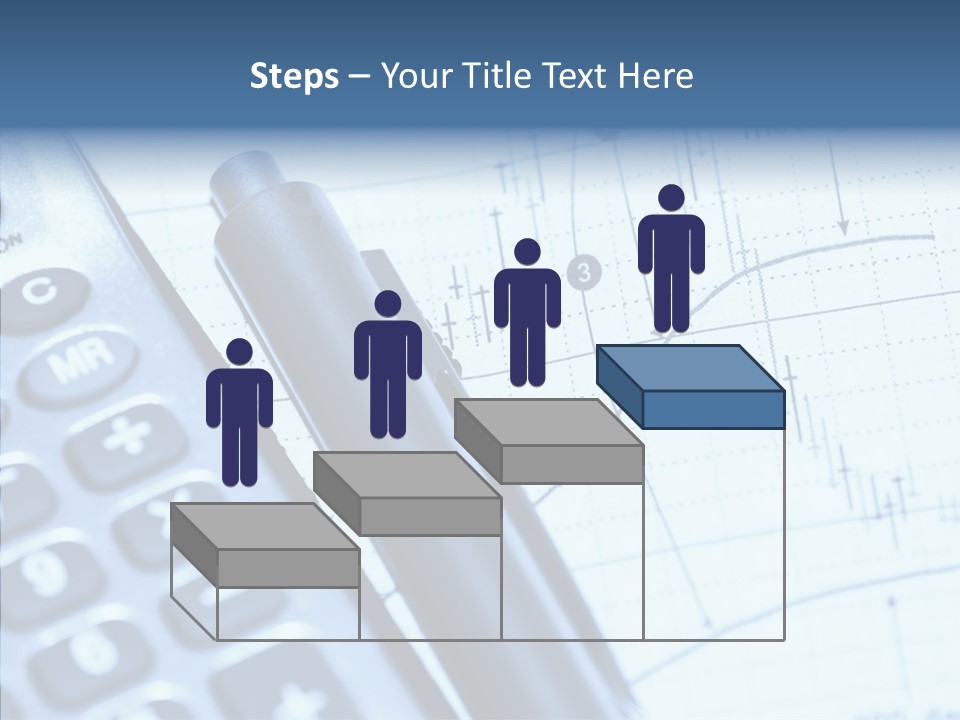 Business Calculator Average PowerPoint Template