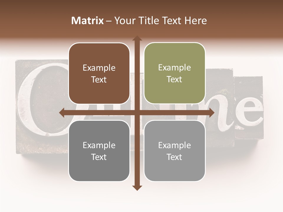 Font Retro Words PowerPoint Template