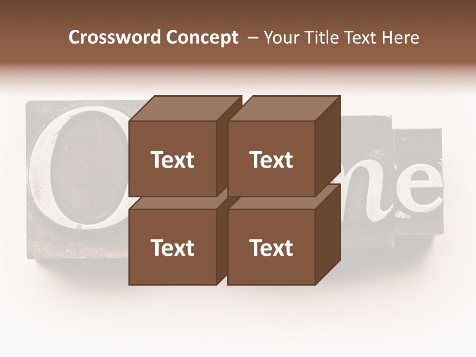 Font Retro Words PowerPoint Template