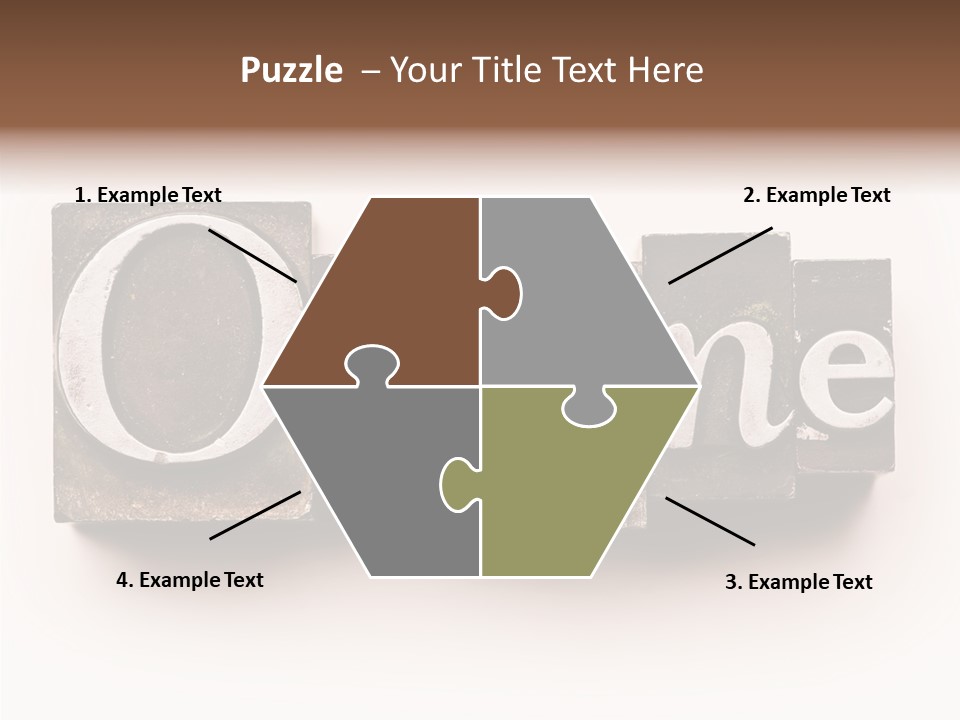 Font Retro Words PowerPoint Template