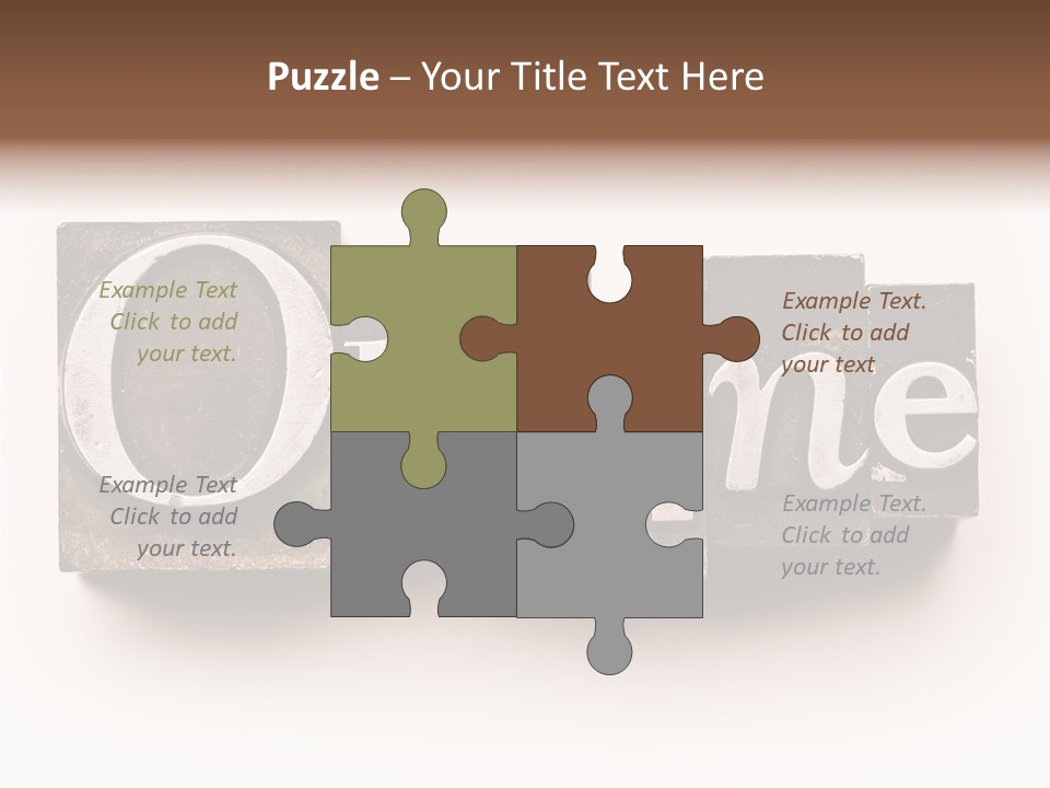 Font Retro Words PowerPoint Template