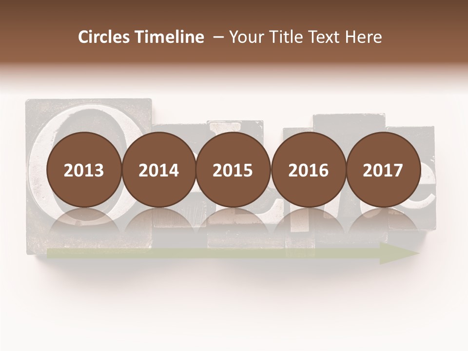 Font Retro Words PowerPoint Template