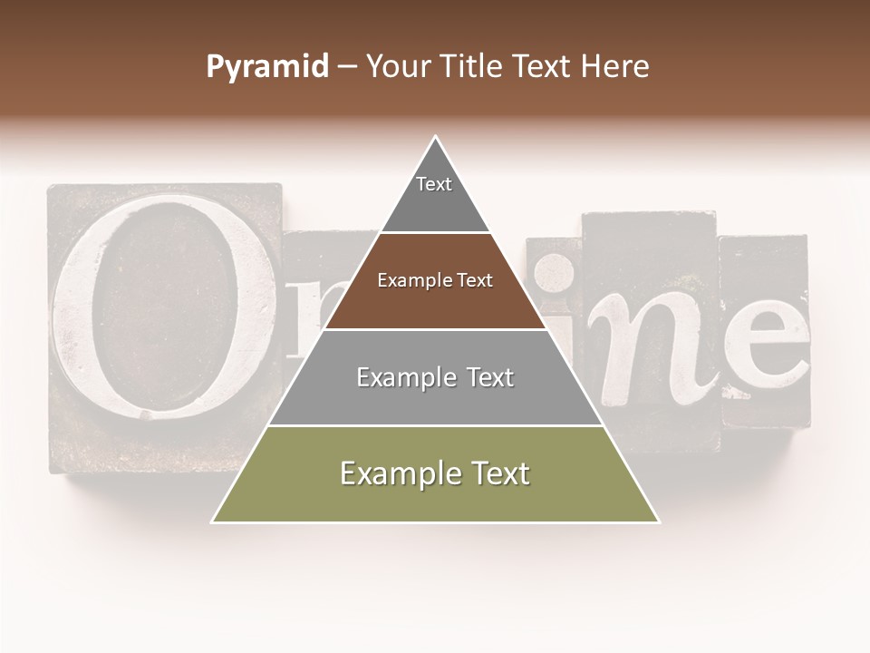 Font Retro Words PowerPoint Template