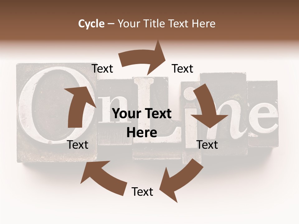 Font Retro Words PowerPoint Template