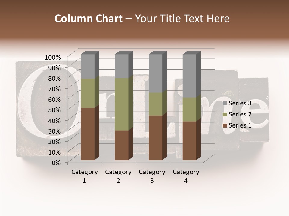 Font Retro Words PowerPoint Template
