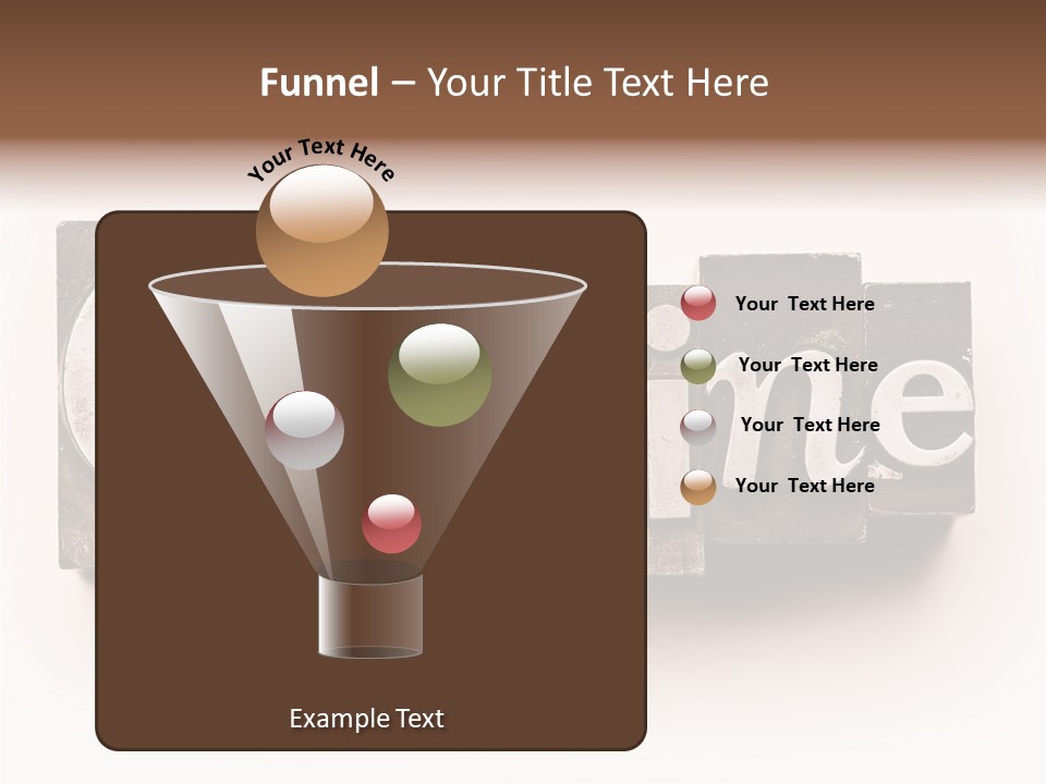 Font Retro Words PowerPoint Template
