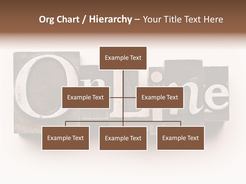 Font Retro Words PowerPoint Template