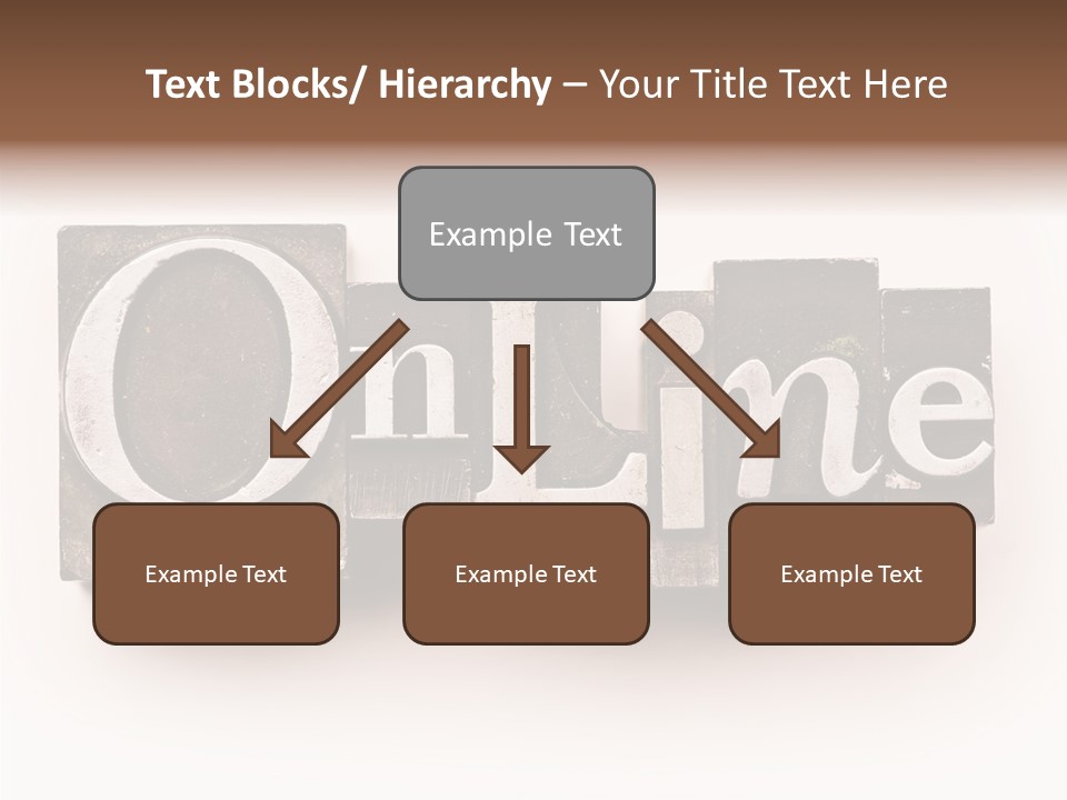 Font Retro Words PowerPoint Template