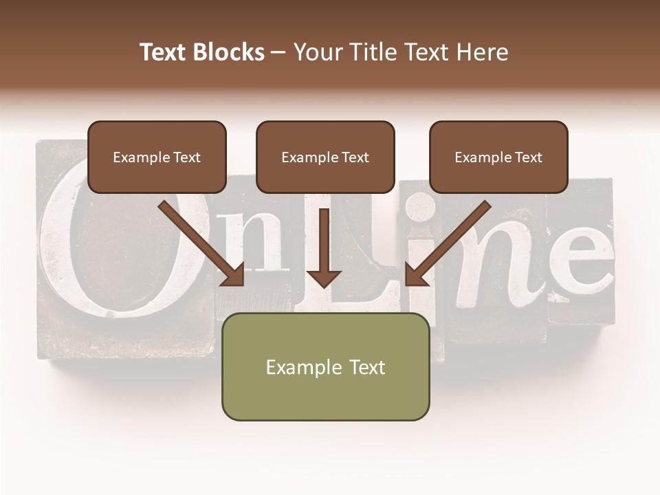 Font Retro Words PowerPoint Template