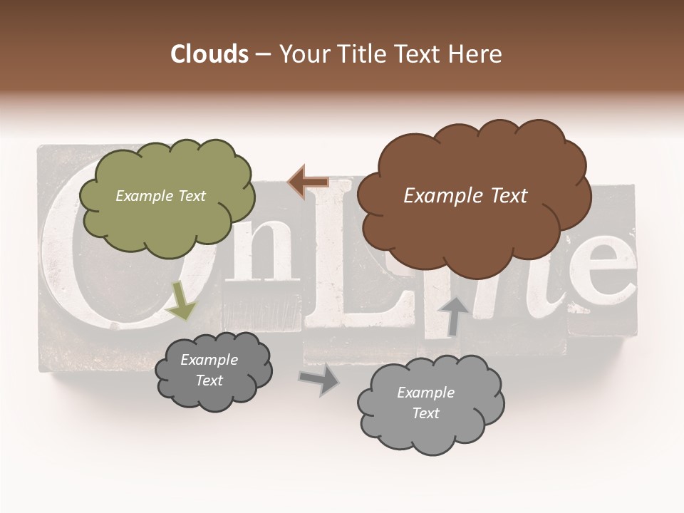 Font Retro Words PowerPoint Template