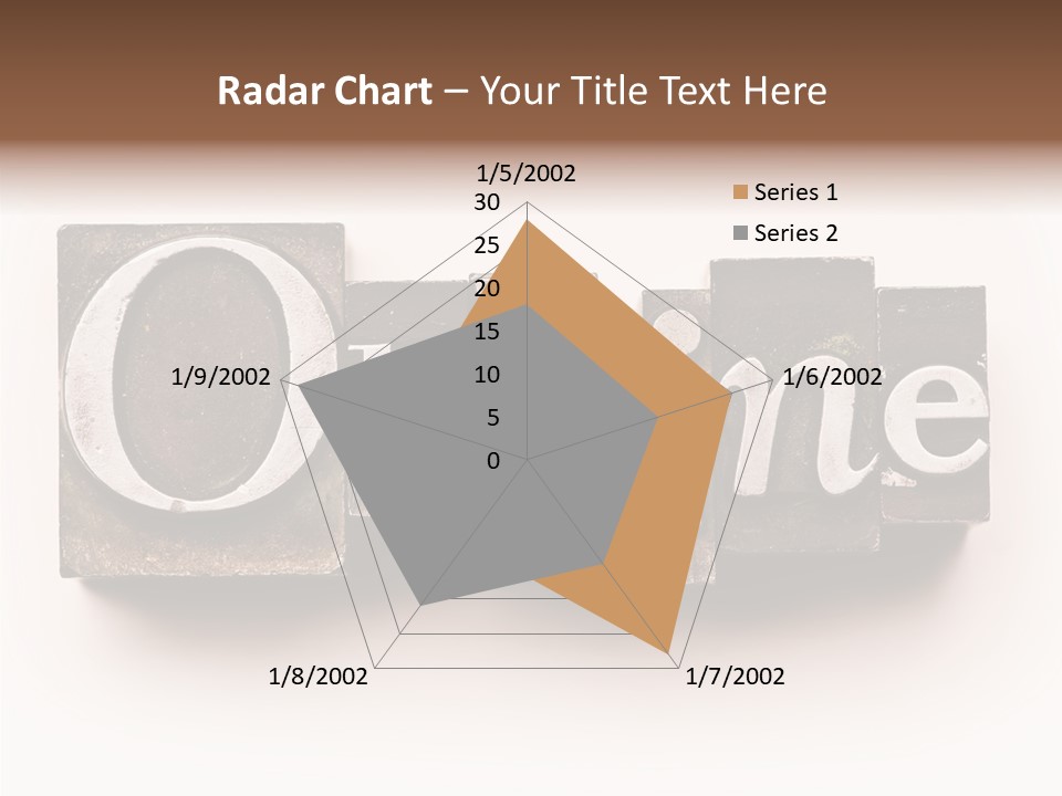 Font Retro Words PowerPoint Template