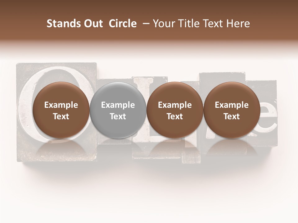 Font Retro Words PowerPoint Template