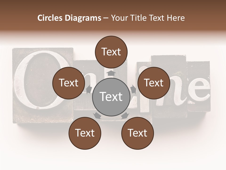 Font Retro Words PowerPoint Template