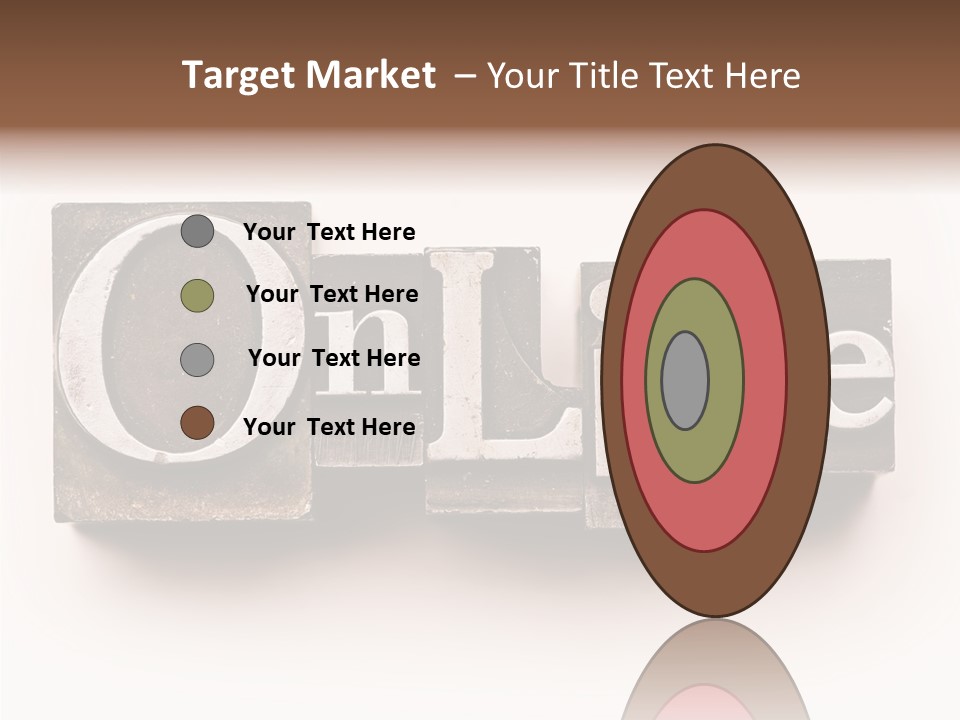 Font Retro Words PowerPoint Template