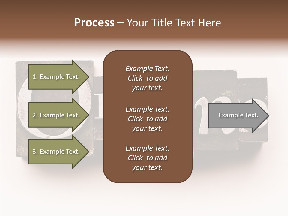 Font Retro Words PowerPoint Template