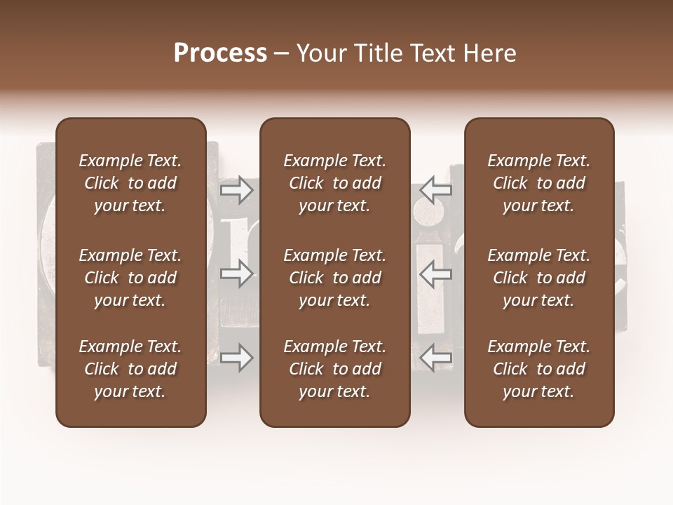 Font Retro Words PowerPoint Template