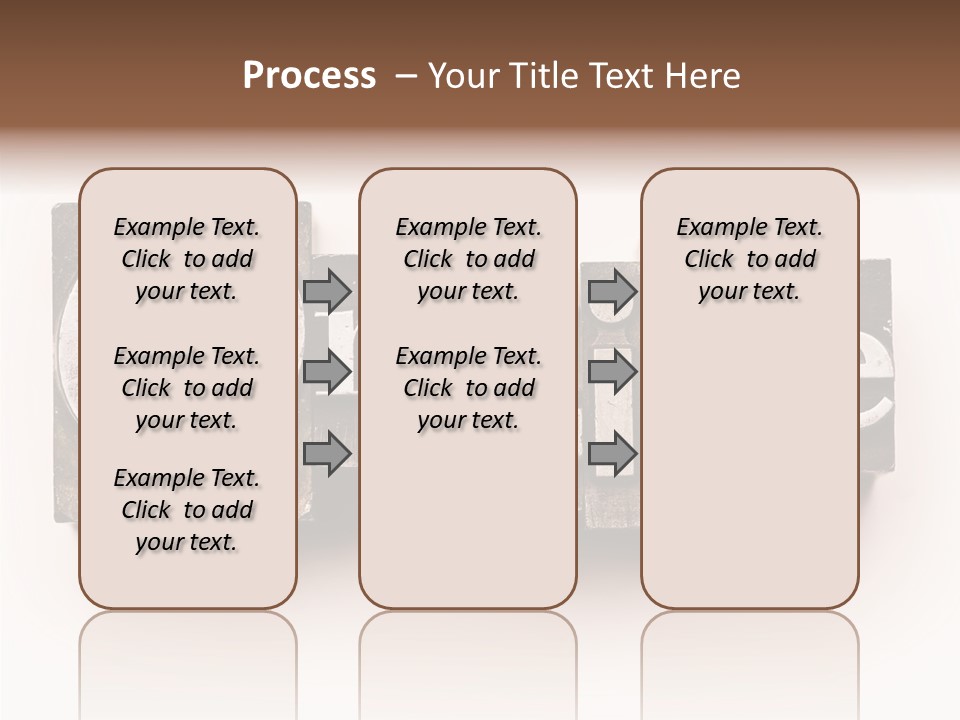 Font Retro Words PowerPoint Template
