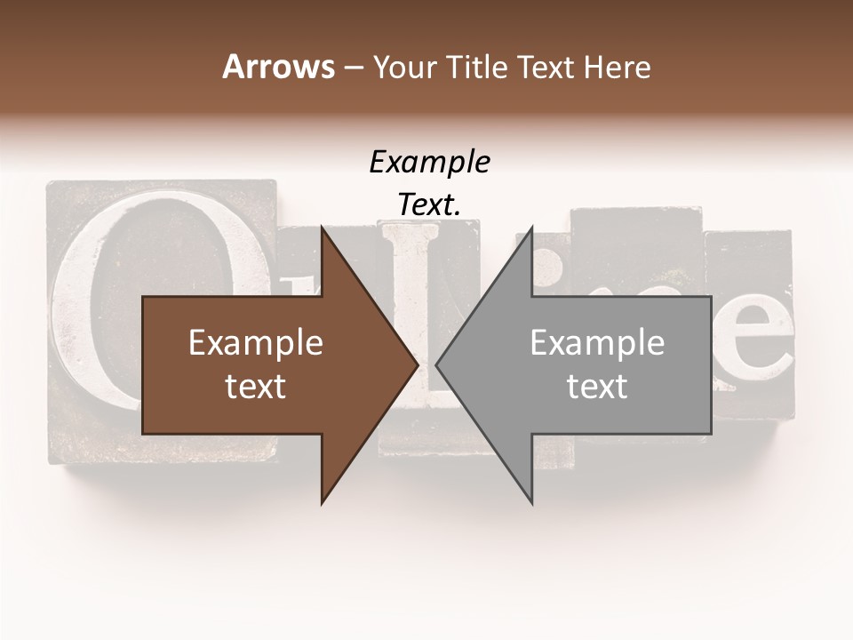 Font Retro Words PowerPoint Template