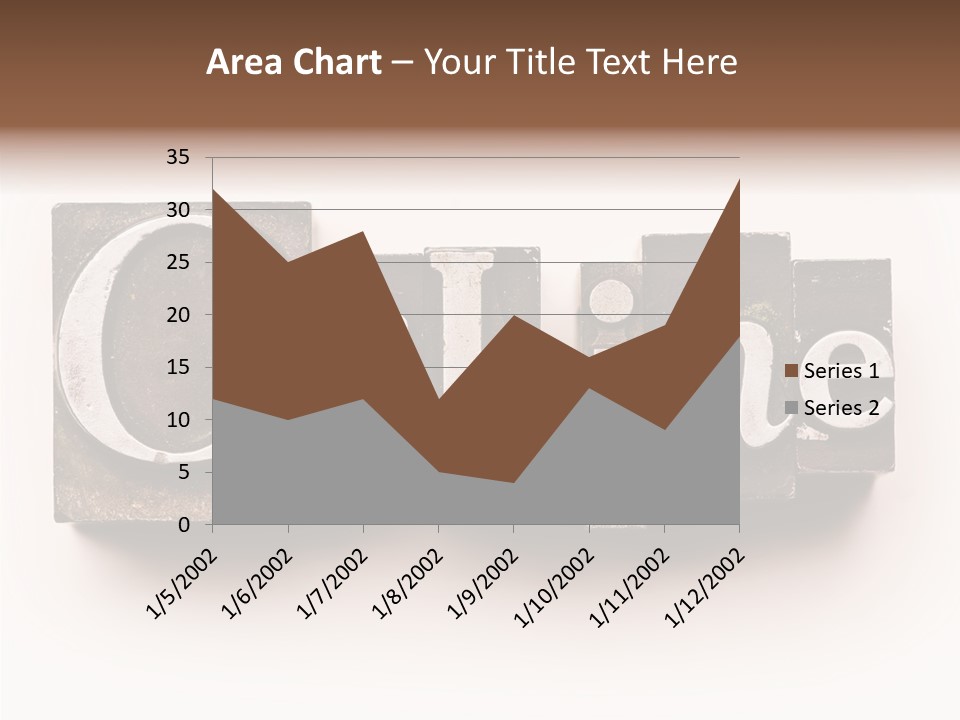 Font Retro Words PowerPoint Template