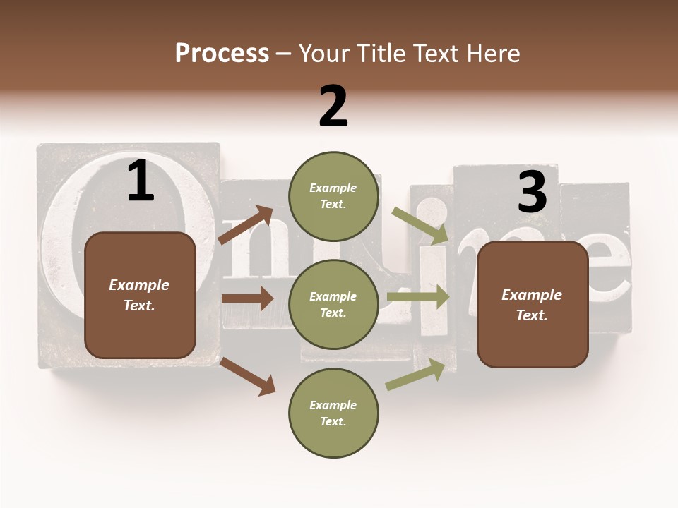 Font Retro Words PowerPoint Template
