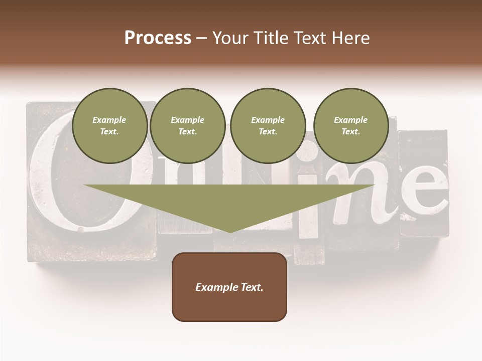 Font Retro Words PowerPoint Template