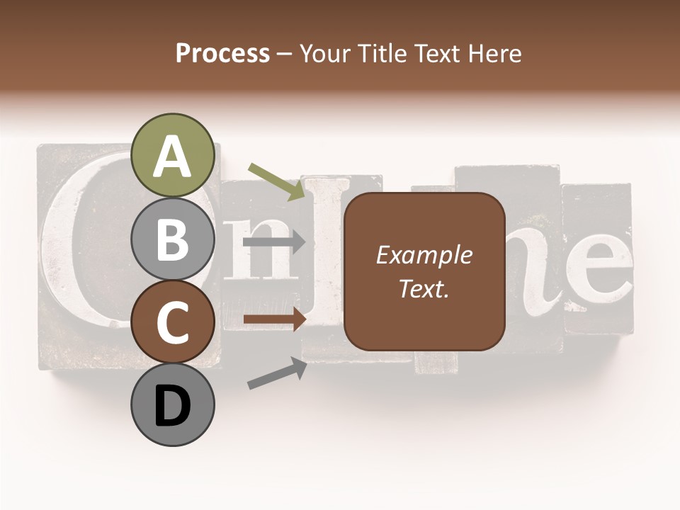 Font Retro Words PowerPoint Template