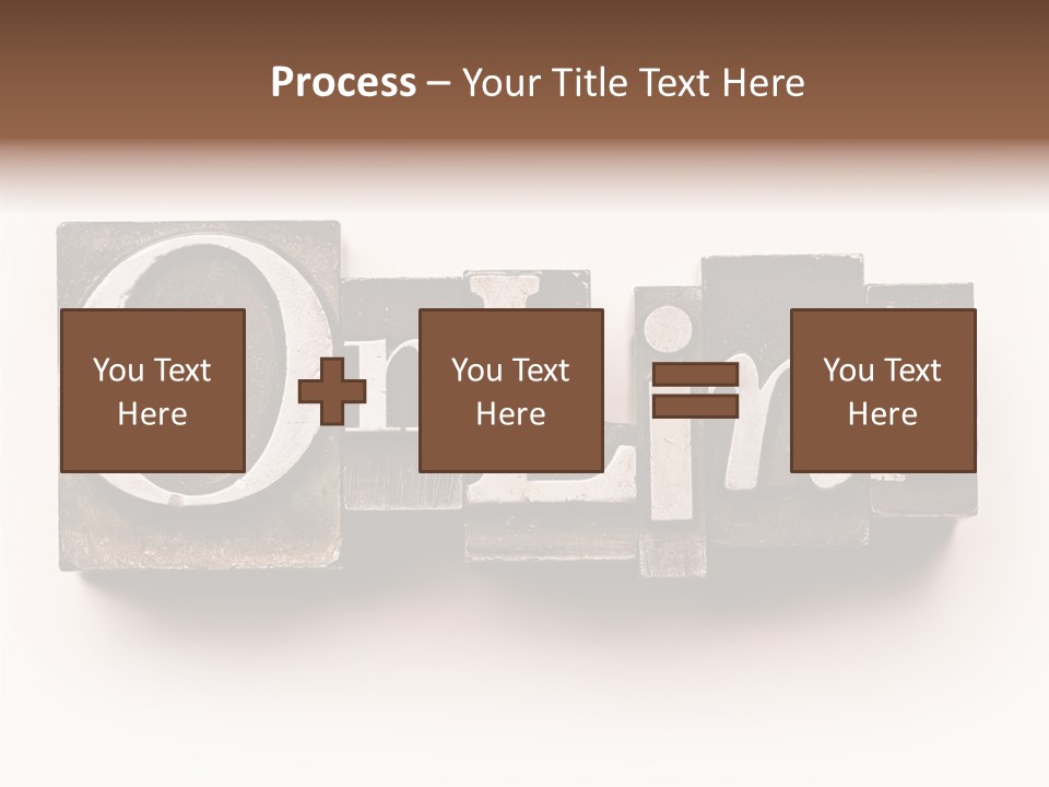 Font Retro Words PowerPoint Template