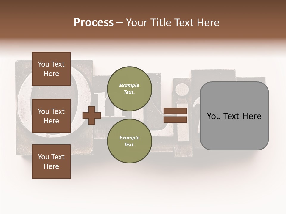 Font Retro Words PowerPoint Template
