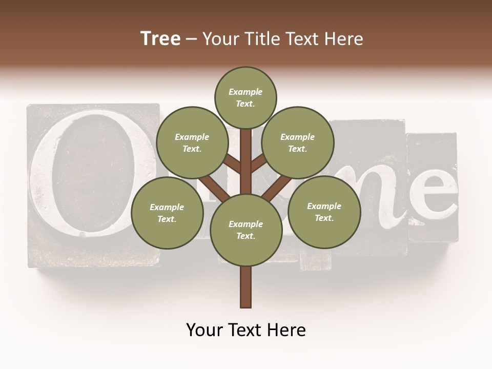 Font Retro Words PowerPoint Template