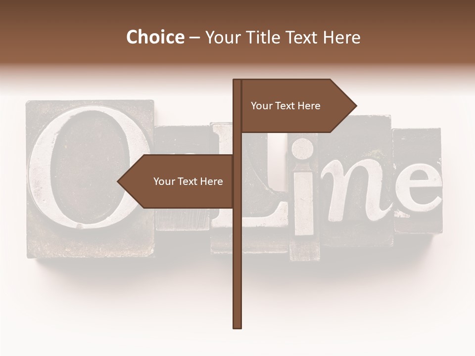 Font Retro Words PowerPoint Template