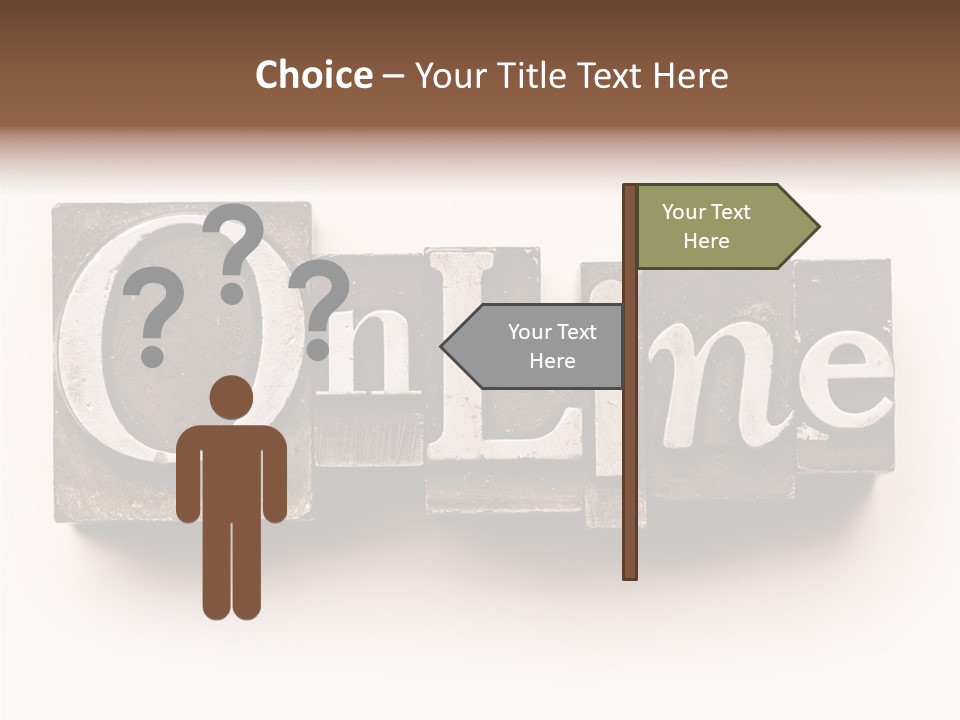 Font Retro Words PowerPoint Template