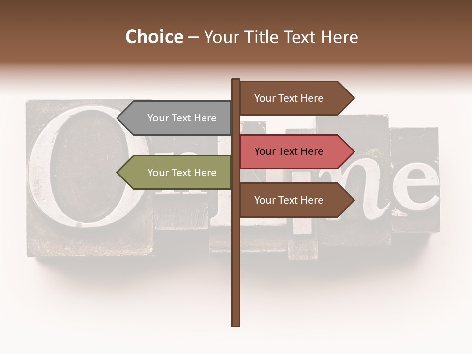 Font Retro Words PowerPoint Template