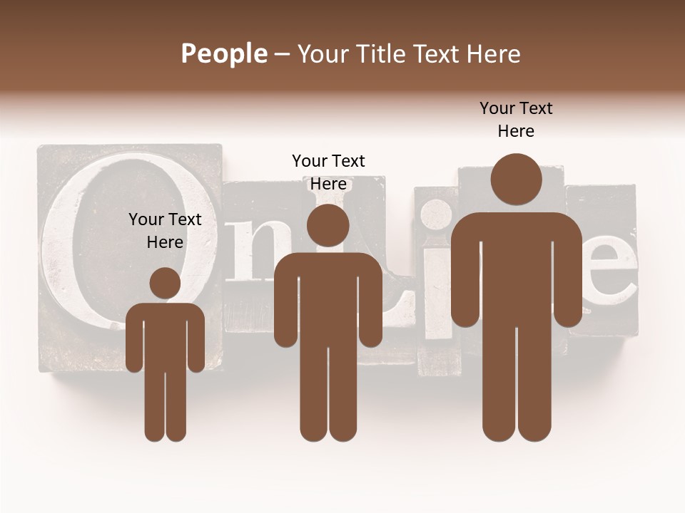 Font Retro Words PowerPoint Template