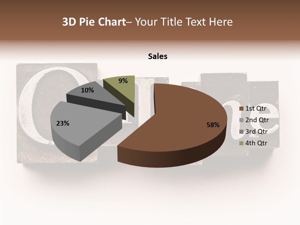 Font Retro Words PowerPoint Template