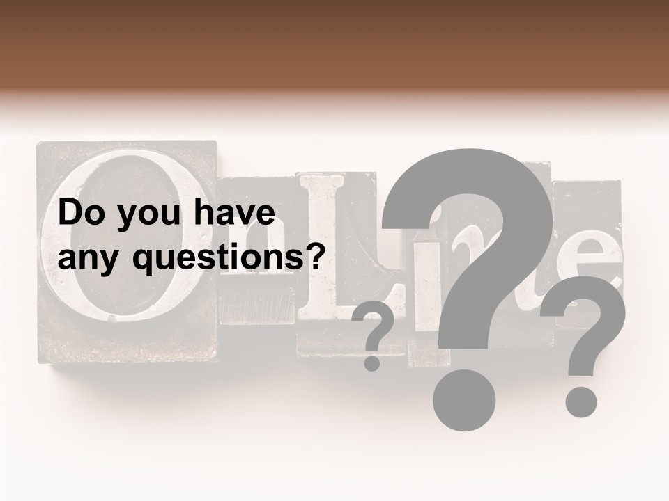 Font Retro Words PowerPoint Template