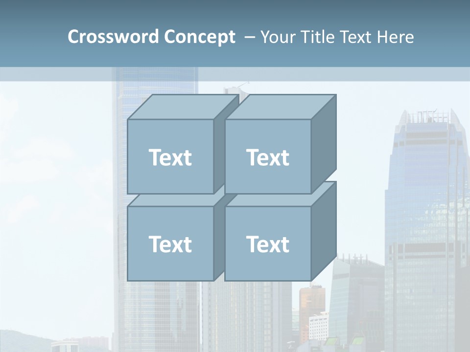 Colorful Sea Chinese PowerPoint Template