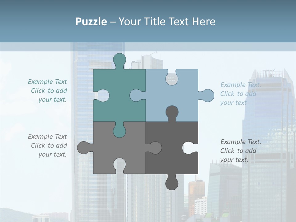 Colorful Sea Chinese PowerPoint Template