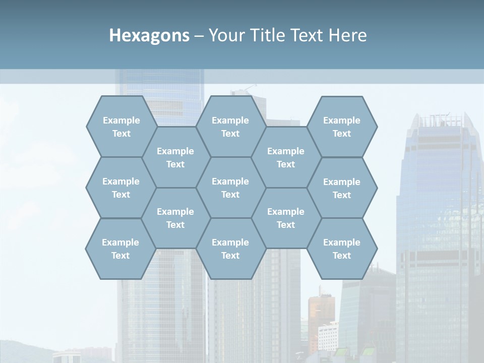 Colorful Sea Chinese PowerPoint Template